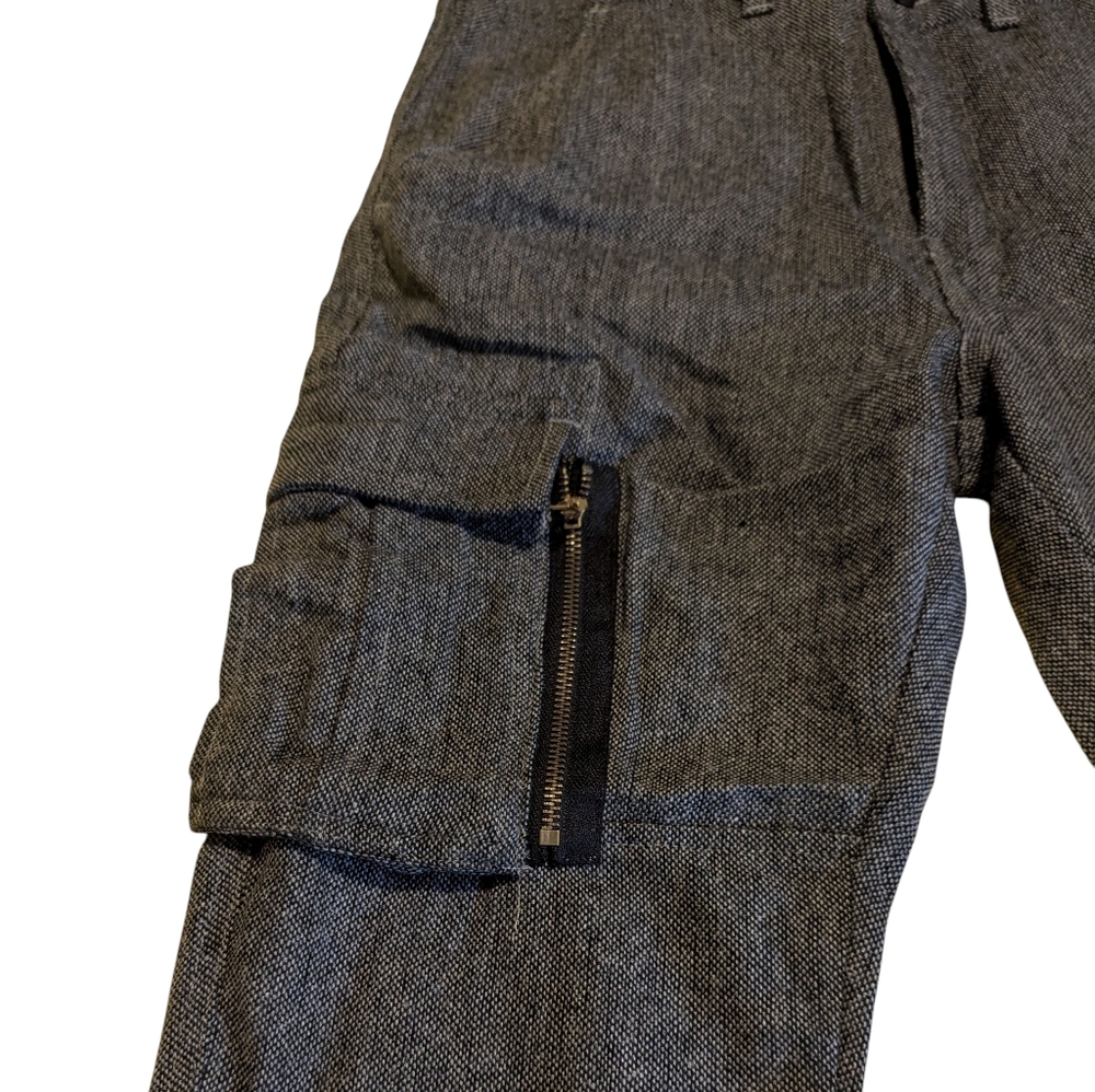 NWT Richie Le  Charcoal Cargo Tweed Pants for Men, 30 - Picture 5 of 9
